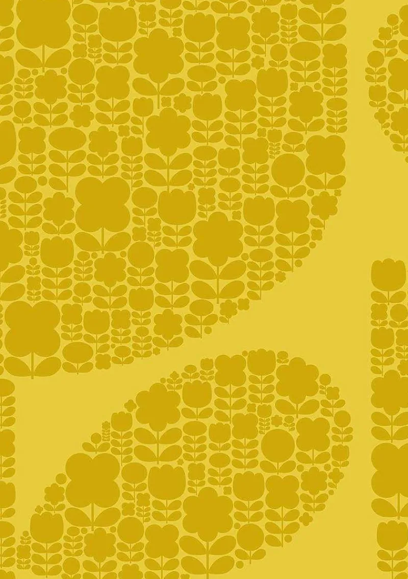 Orla Kiely Wallpaper-Block Garden Wallpaper