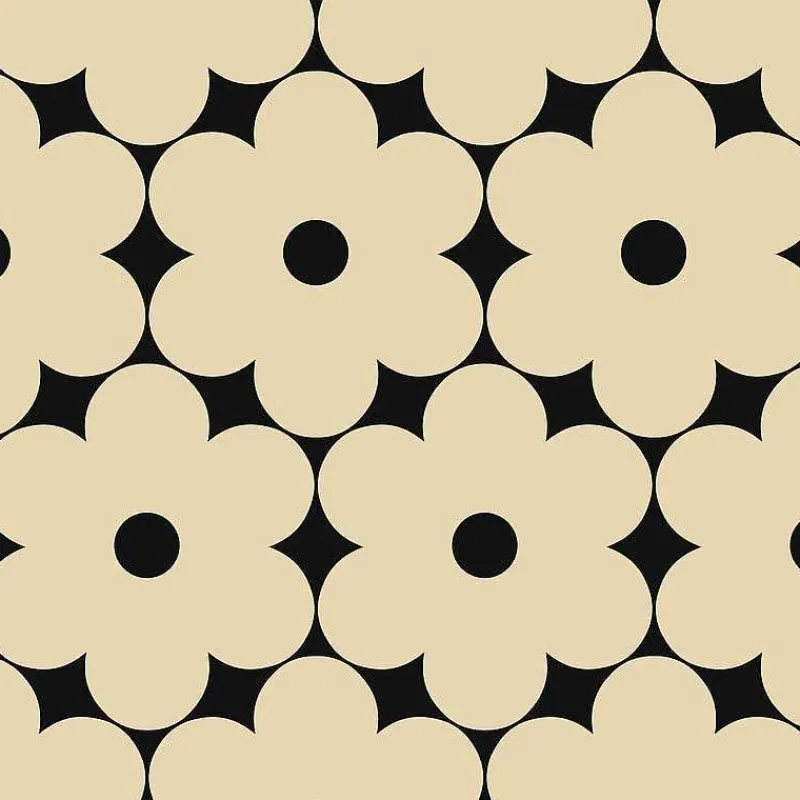 Orla Kiely Wallpaper-Flower Power Wallpaper