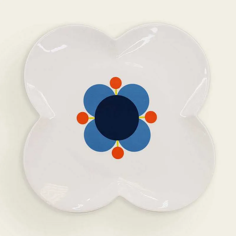 Orla Kiely Gifts Under £100-Flower Shaped Platter