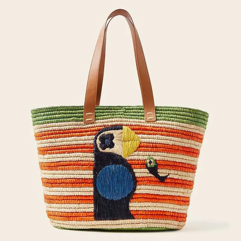 Orla Kiely Shoulder Bags-Monday Basket Bag