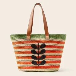 Orla Kiely Shoulder Bags-Monday Basket Bag