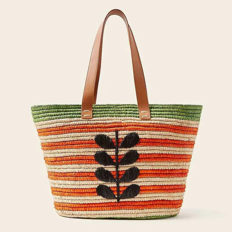 Orla Kiely Shoulder Bags-Monday Basket Bag