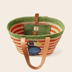 Orla Kiely Shoulder Bags-Monday Basket Bag