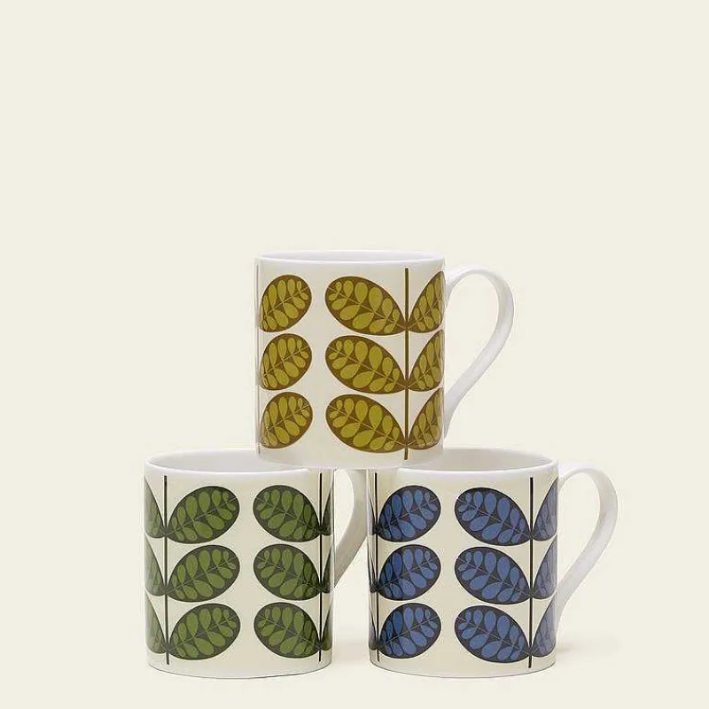 Orla Kiely Mugs & Teapots-Mug Set Of 3