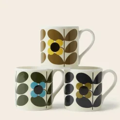 Orla Kiely Mugs & Teapots-Mug Set Of 3