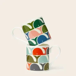 Orla Kiely Gifts Under £100-Mug Set Of 2