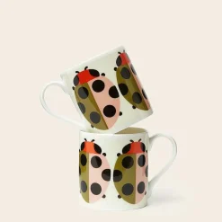 Orla Kiely Gifts Under £50-Mug Set Of 2