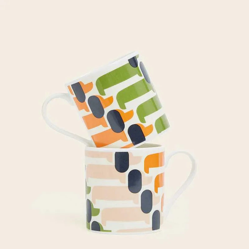 Orla Kiely Mugs & Teapots-Mug Set Of 2