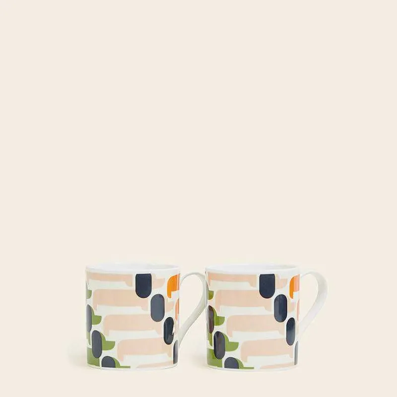 Orla Kiely Mugs & Teapots-Mug Set Of 2