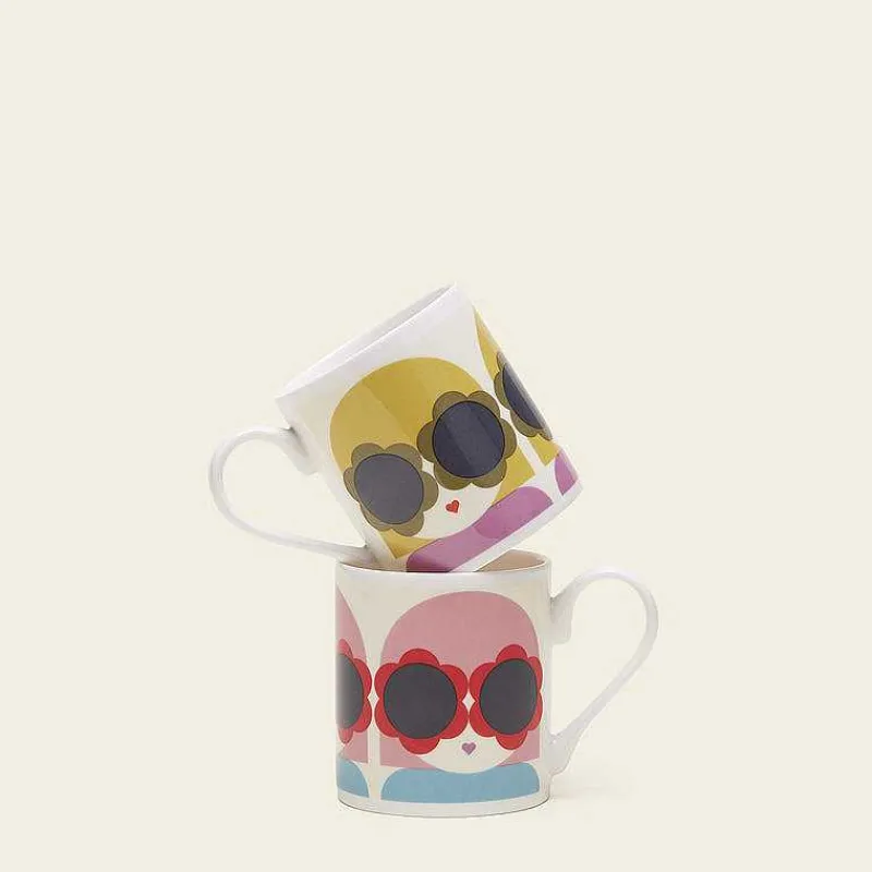 Orla Kiely Mugs & Teapots-Mug Set Of 2