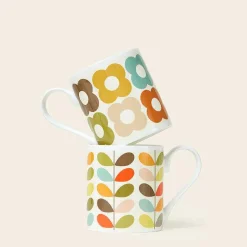 Orla Kiely Gifts Under £50-Mug Set Of 2