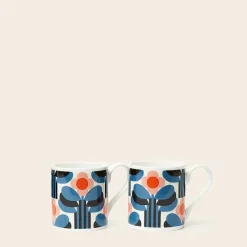 Orla Kiely Gifts Under £100-Mug Set Of 2