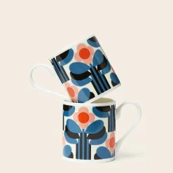 Orla Kiely Gifts Under £100-Mug Set Of 2