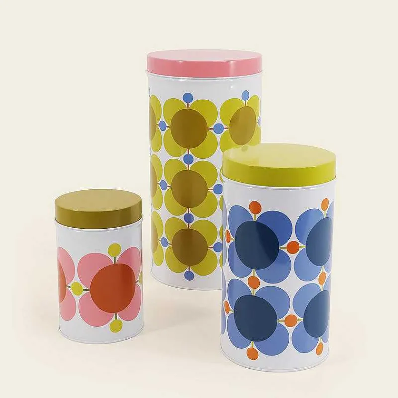 Orla Kiely Gifts Under £50-Nesting Canister Tins