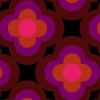 Orla Kiely Wallpaper-Radial Flower Wallpaper