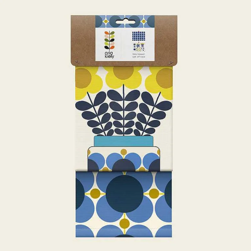 Orla Kiely Gifts Under £100-Set Of 2 Tea Towels