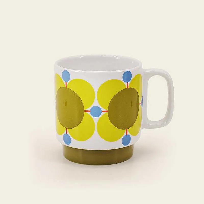 Orla Kiely Gifts Under £100-Stackable Mug Set Of 6