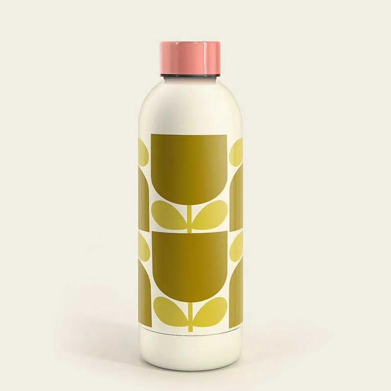 Orla Kiely Water Bottles-Stainless Steel Water Bottle