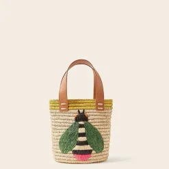 Orla Kiely Tote Bags-Sunday Mini Basket Bag