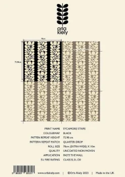 Orla Kiely Wallpaper-Sycamore Stripe Wallpaper