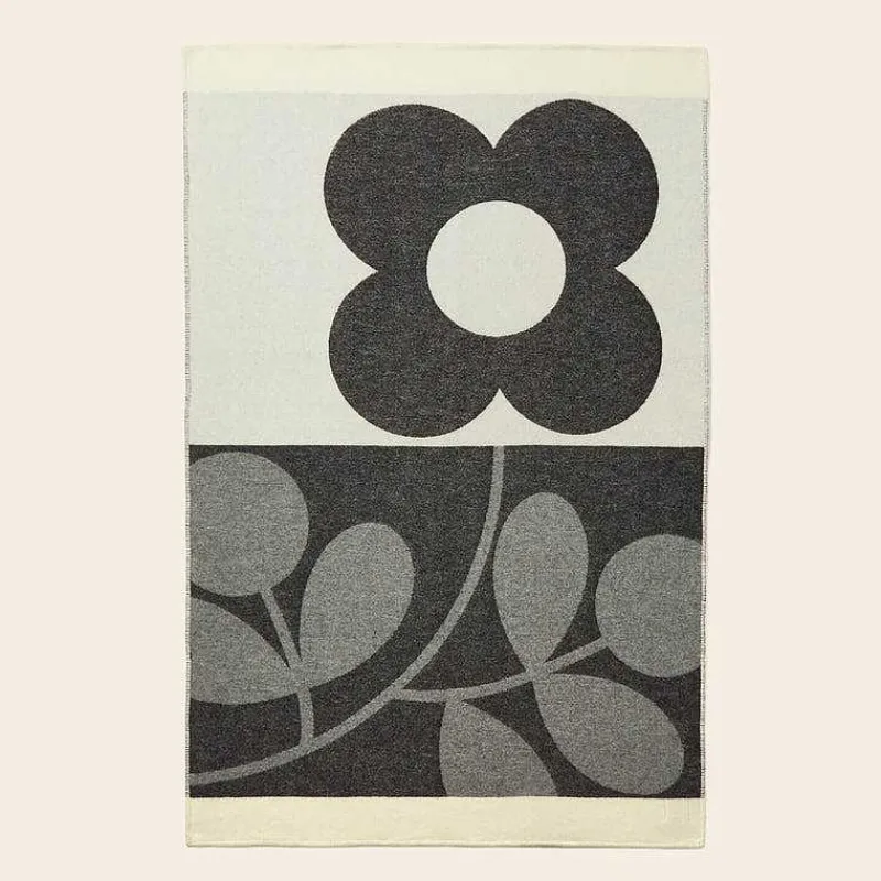 Orla Kiely Gifts Under £350-Wool Jacquard Blanket